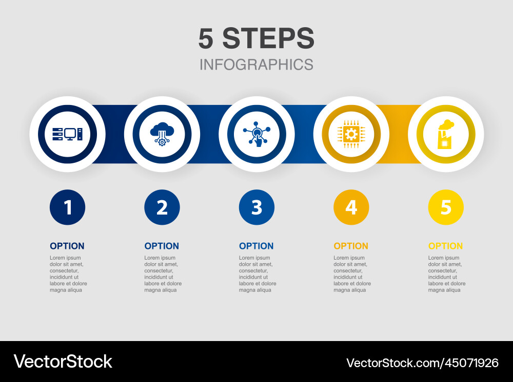 Computing cloud technology digitization vector image