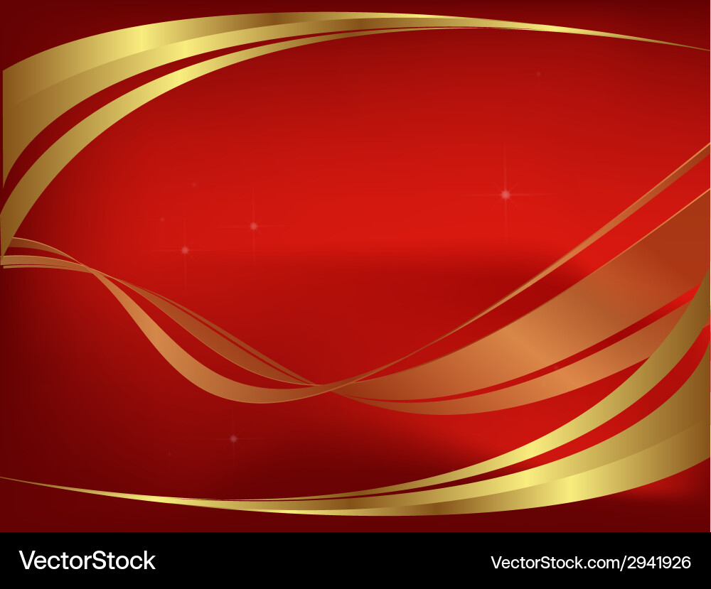 Solid Red Gradient Background vector image