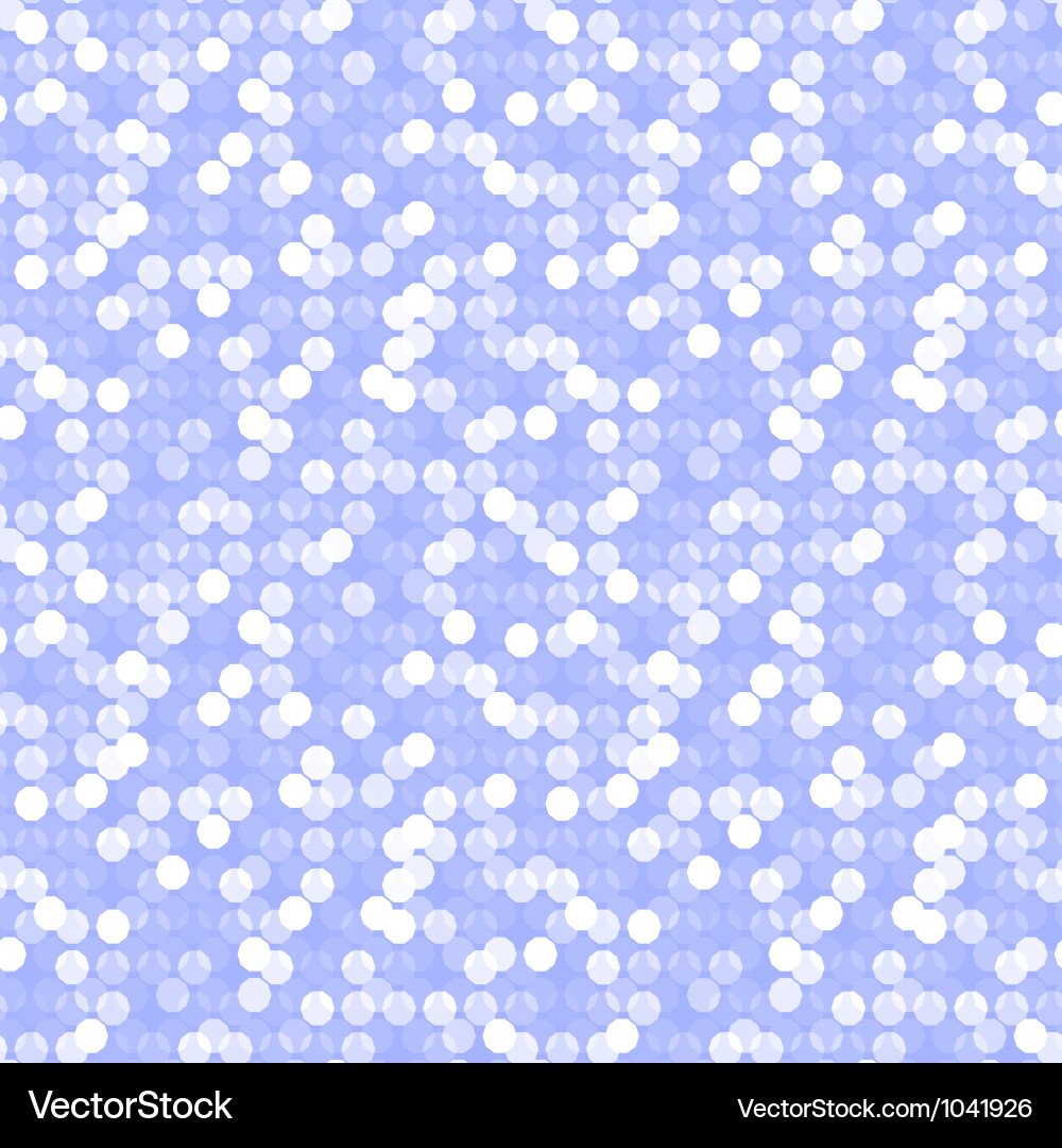 Sparkling White Dots on Blue Background Vector Image