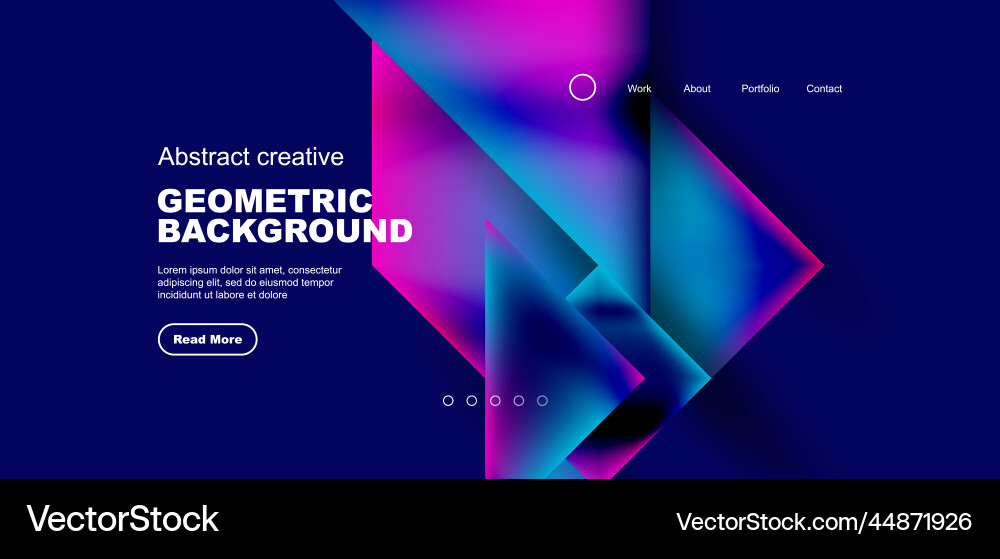 Triangle abstract background Vector Image