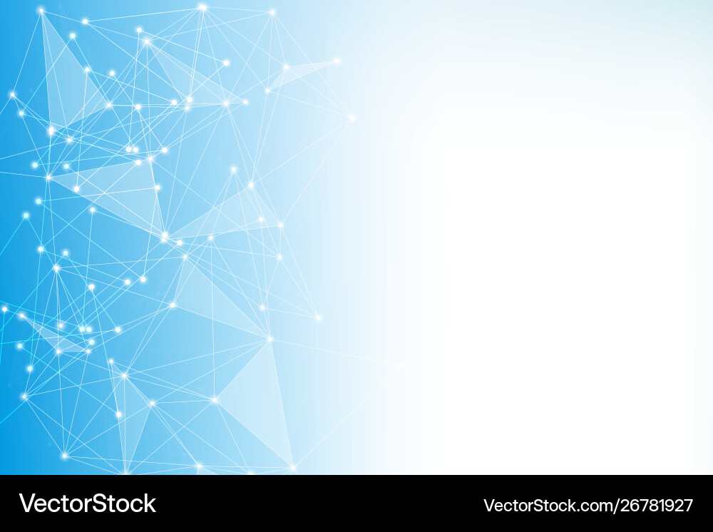 Geometric abstract background with connected line Geometric abstract background with connected line Vector Image