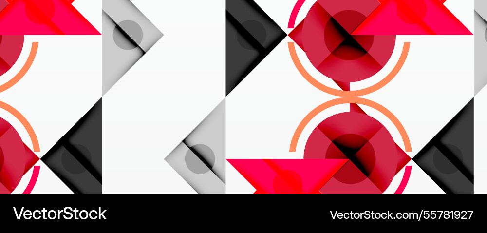 Geometric abstract design with layered triangles Geometric abstract design with layered triangles Vector Image