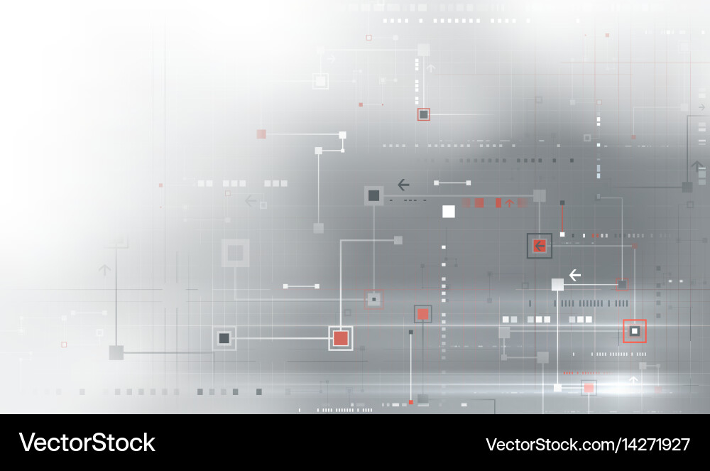 Geometric Network Pattern Vector Image