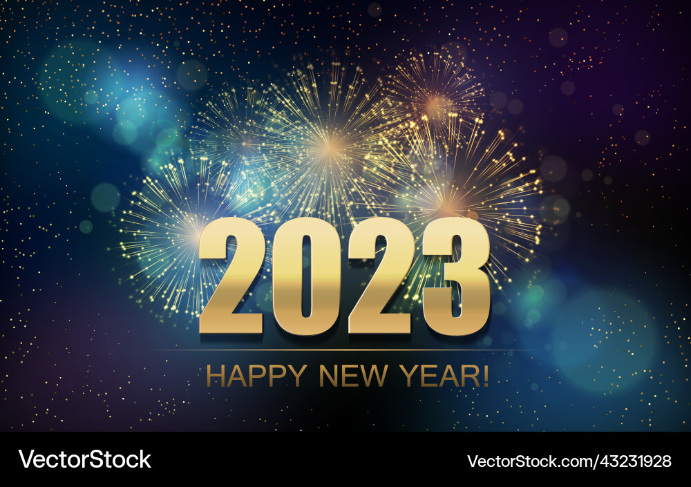 2023 neues Jahr abstrakter Hintergrund mit Feuerwerk 2023 neues Jahr abstrakter Hintergrund mit Feuerwerk vektorbild