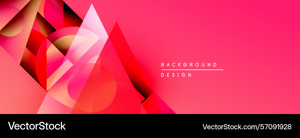 Abstract geometric shapes overlap creating Abstract geometric shapes overlap creating Vector Image