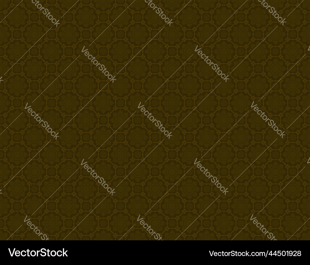 Brown octagon shape modern thai art pattern Brown octagon shape modern thai art pattern vector image