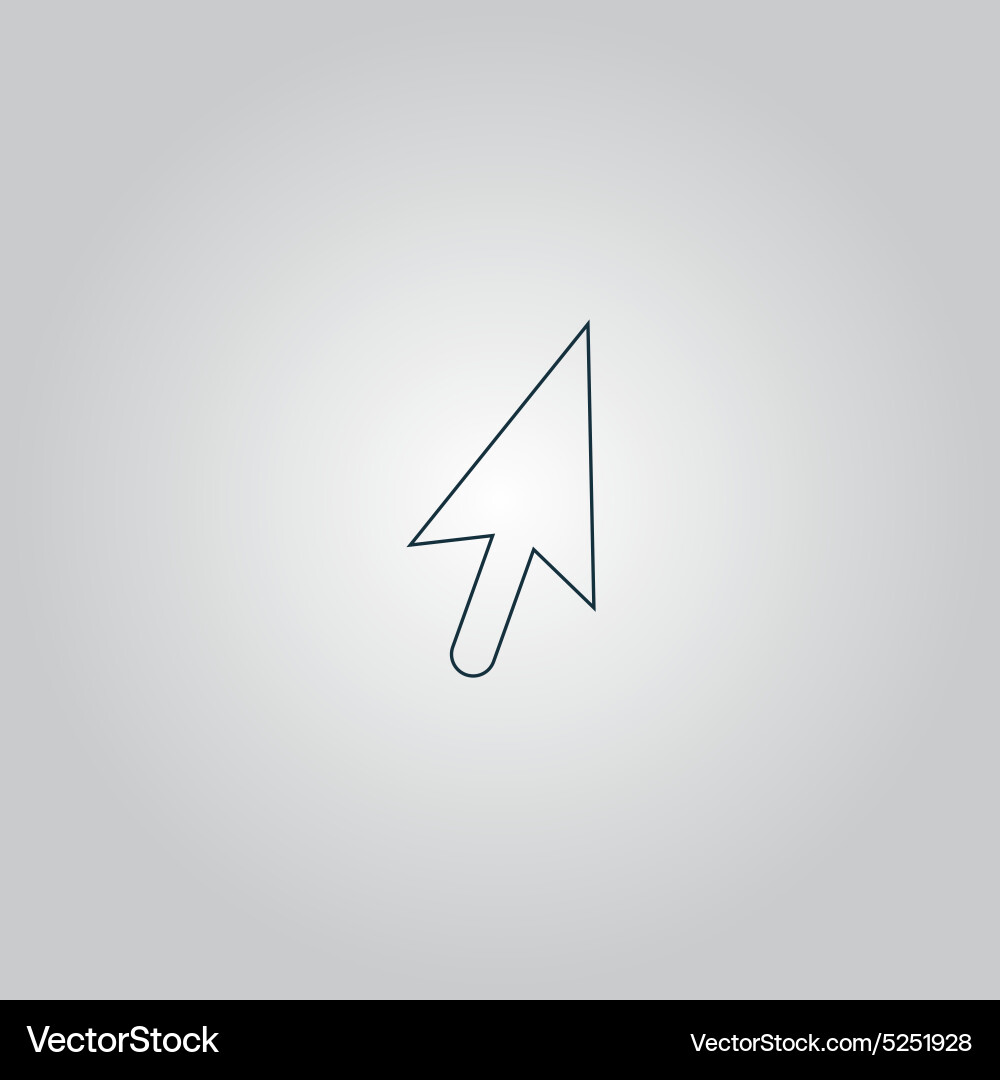 Mouse arrow cursor icon Vector Image