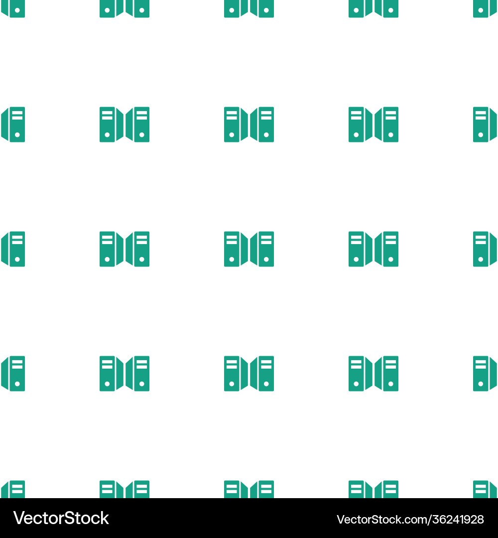 Server icon pattern seamless white background Vector Image