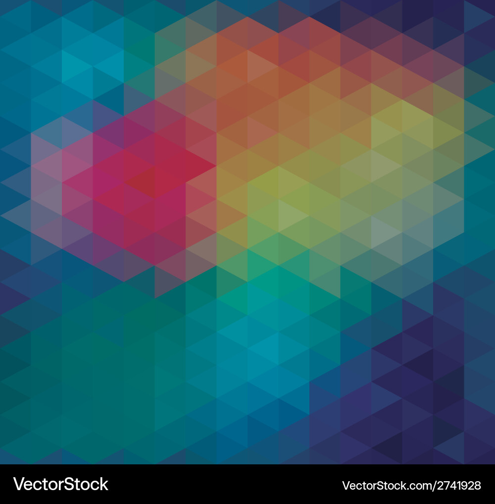 Triangle neon seamless background Royalty Free Vector Image