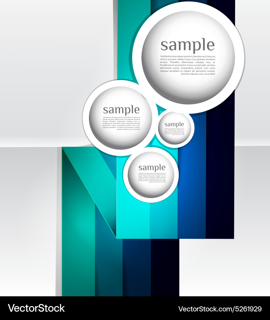 Abstract web design bubble line Vector Image