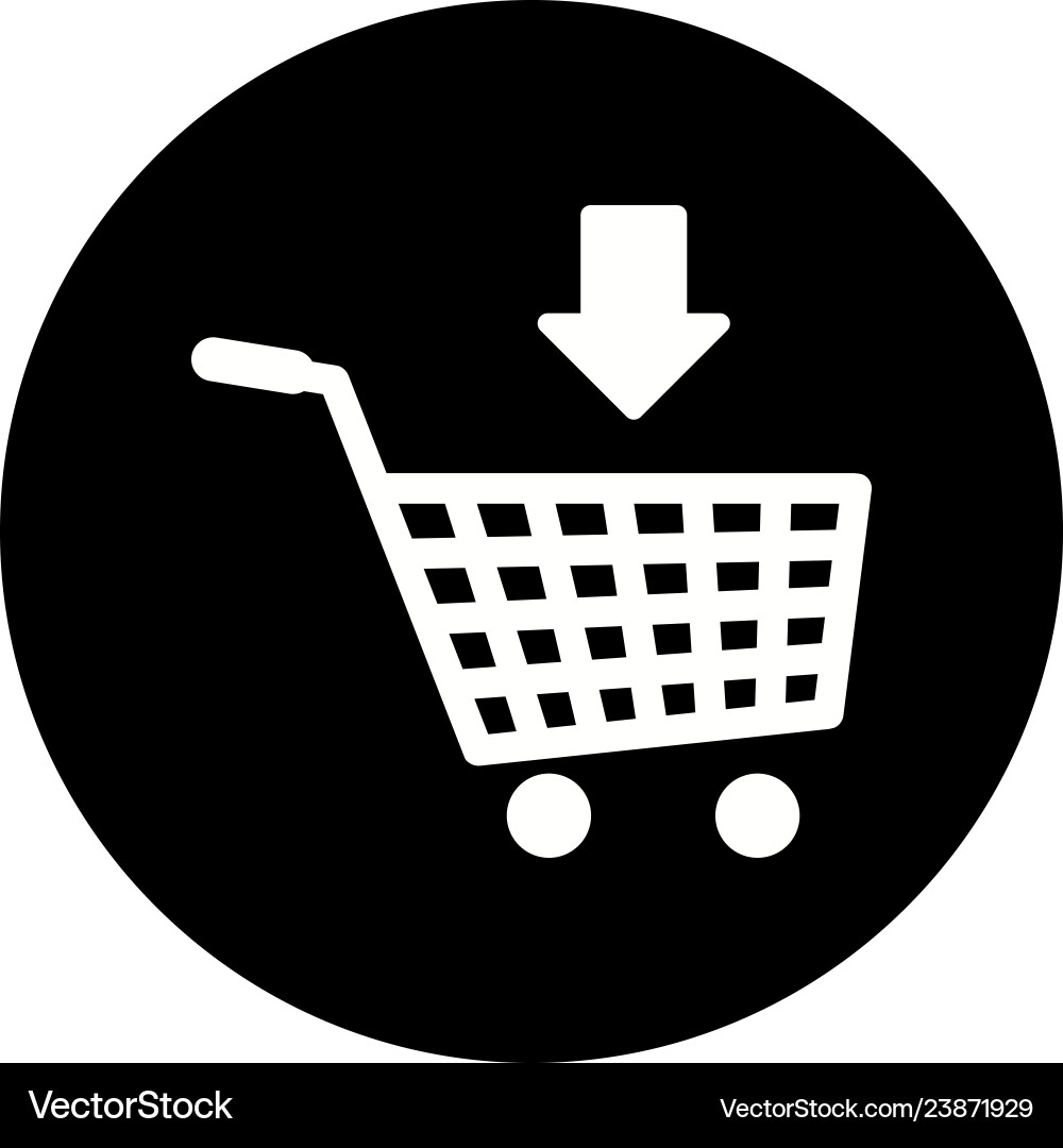 Add to cart icon vector image