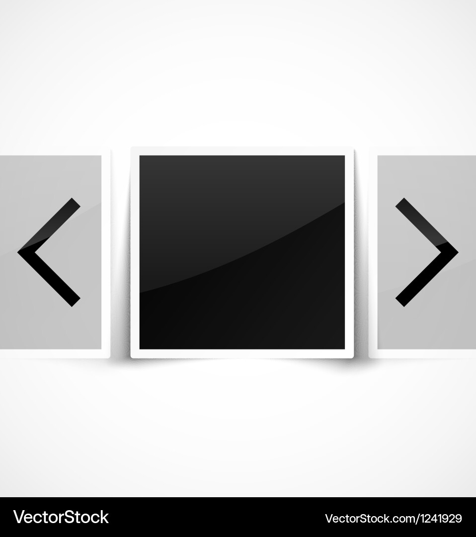 Empty Photo Frames - Gallery vector image