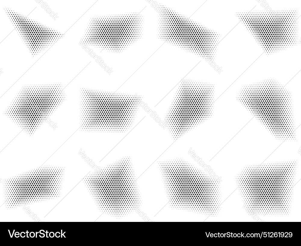 Halftone star pattern reprographic technique Halftone star pattern reprographic technique vector image