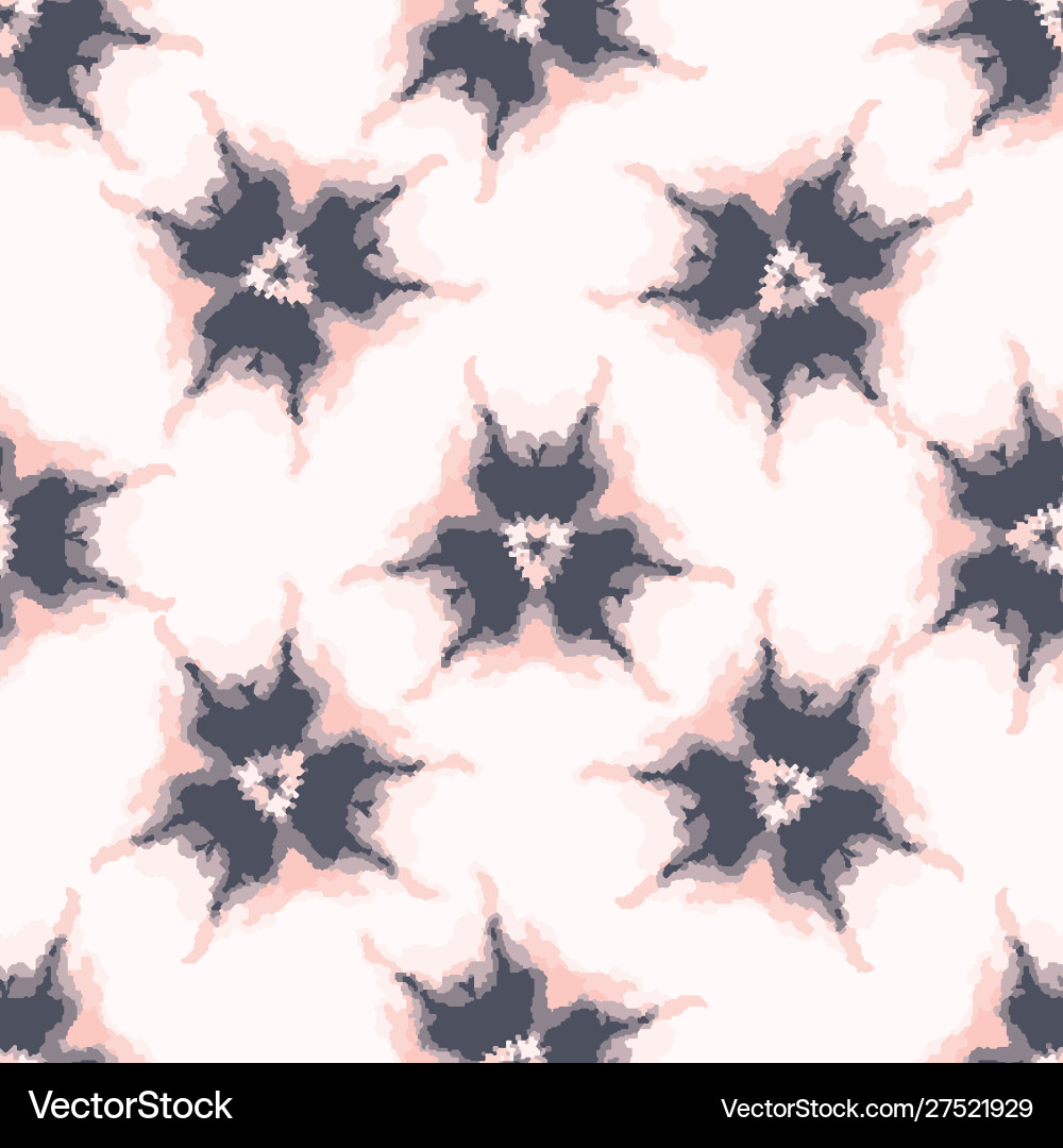 Lilac shibori tie dye sunburst flower circle Lilac shibori tie dye sunburst flower circle vector image