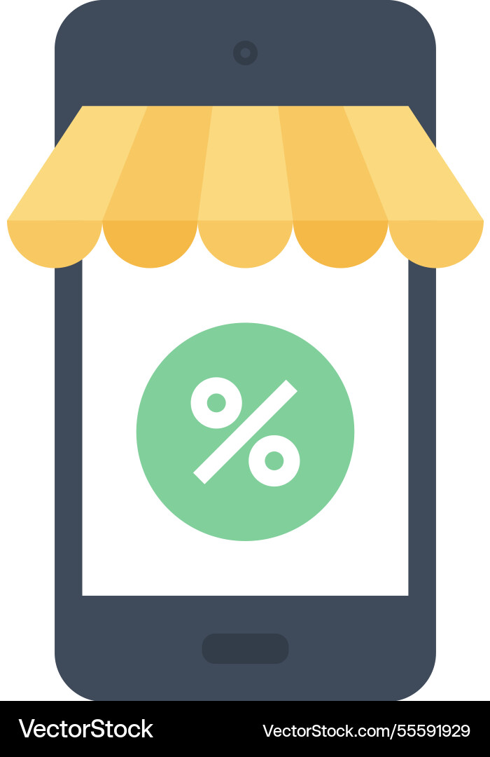 Mobile shopping Mobile shopping vector image