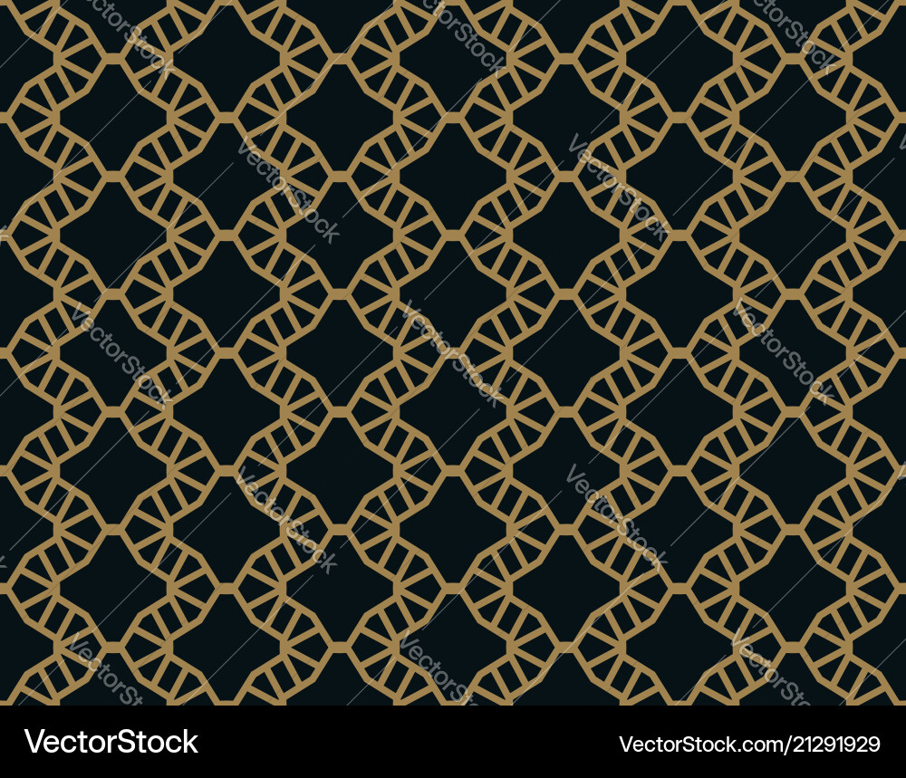 Seamless pattern of intersecting thin gold lines Seamless pattern of intersecting thin gold lines Vector Image