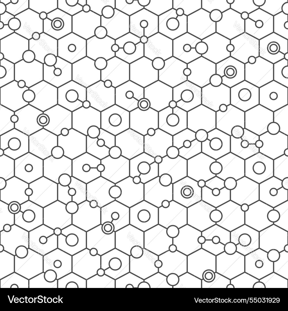 Seamless pattern with geometric shapes hexagon Seamless pattern with geometric shapes hexagon vector image