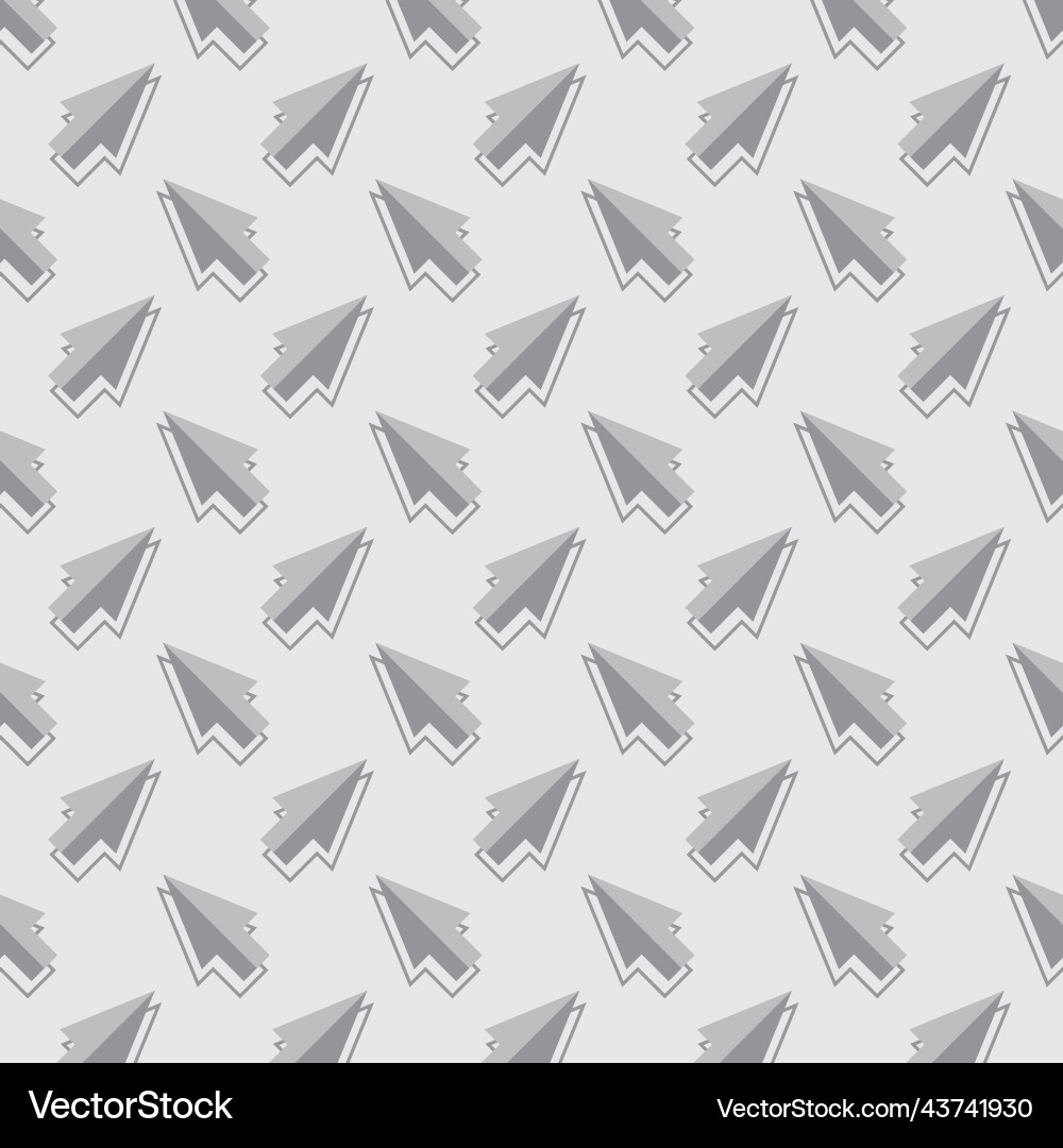 Mouse cursors seamless pattern background Mouse cursors seamless pattern background vector image