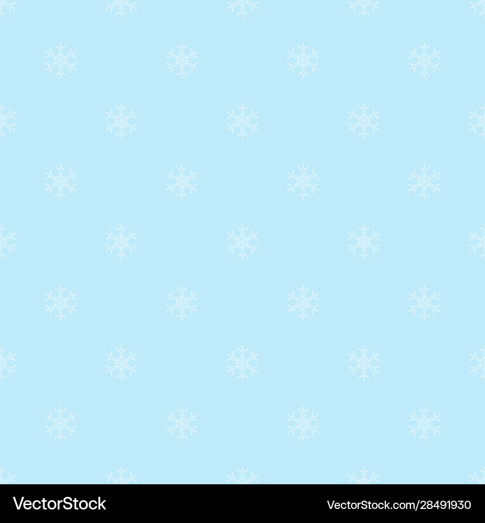 Seamless pattern with snowflakes Seamless pattern with snowflakes vector image