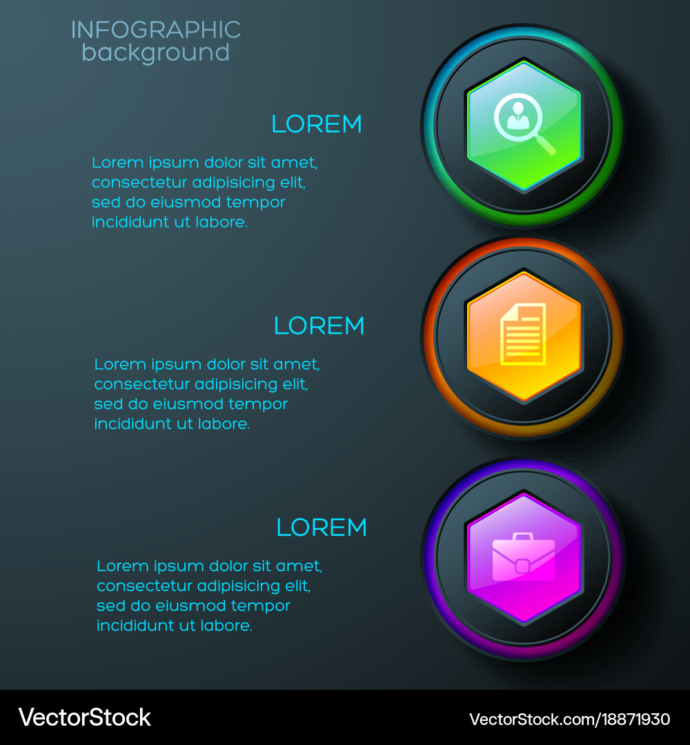 Web abstract infographics Royalty Free Vector Image