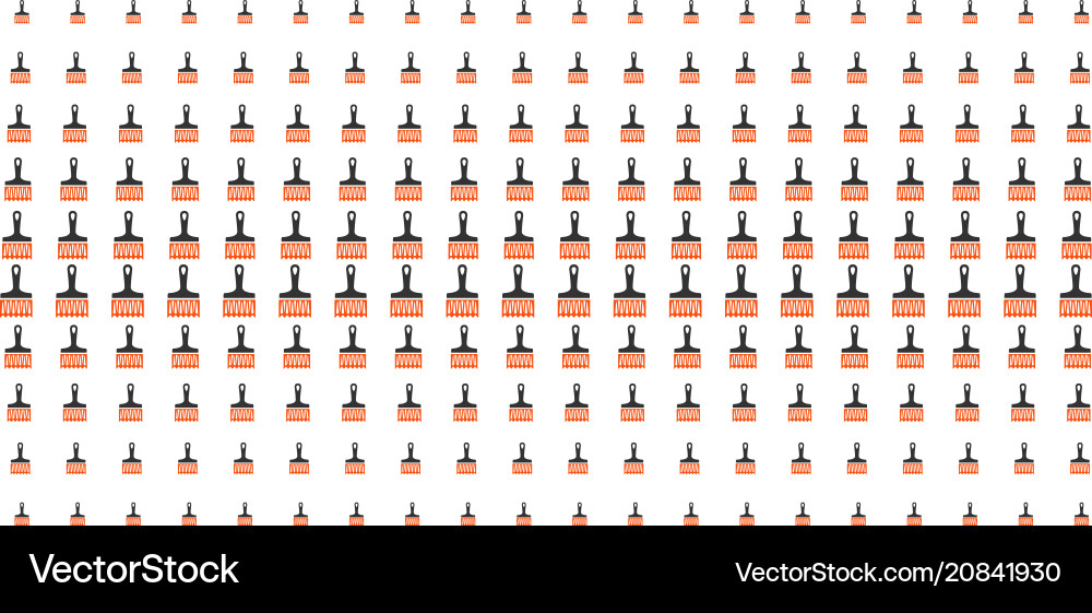 Wide brush shape halftone array Vector Image