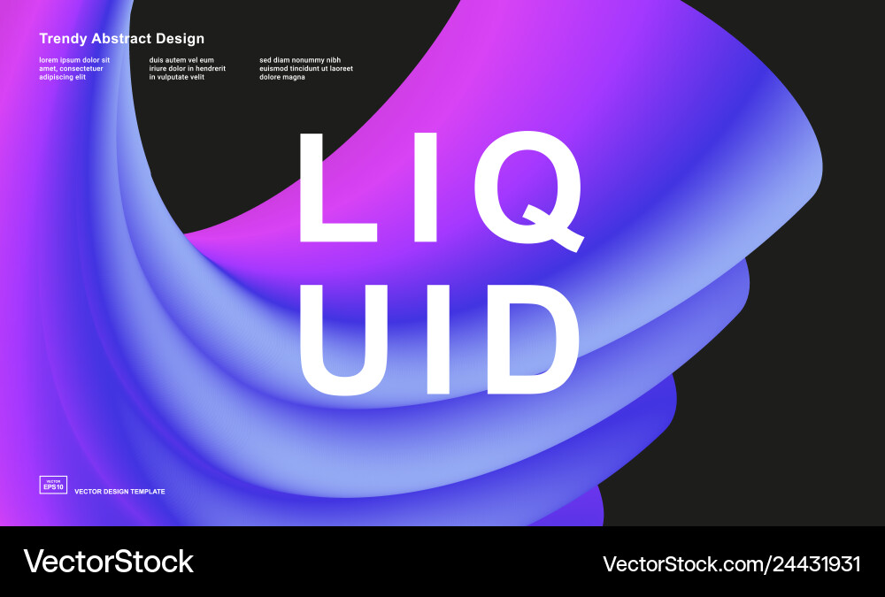 Abstract design template with 3d flow shapes Abstract design template with 3d flow shapes vector image