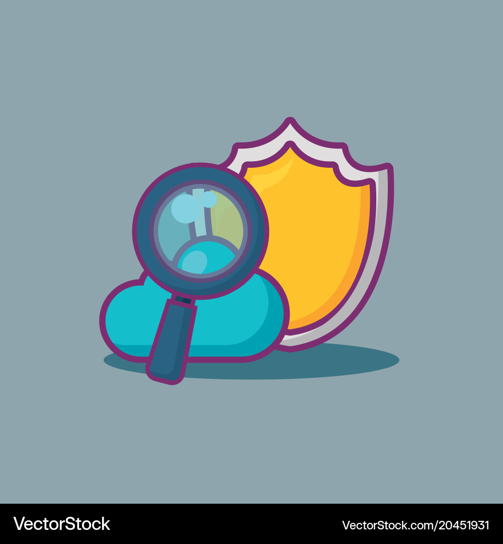 Big data design vector image