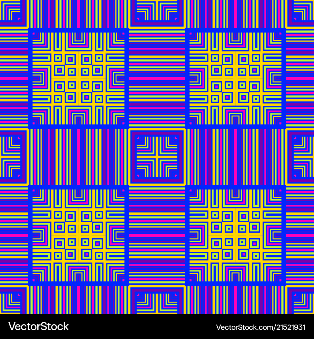 Computer age circuit board like seamless pattern vector image