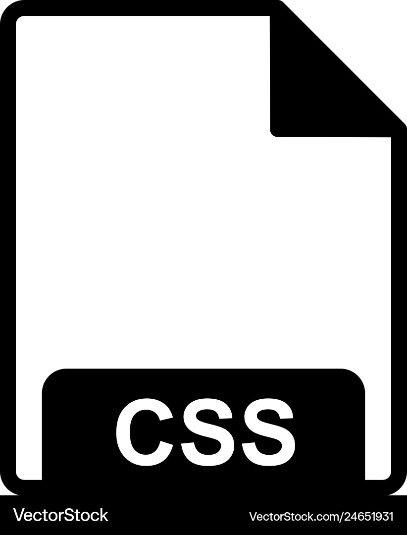 Css icon vector image