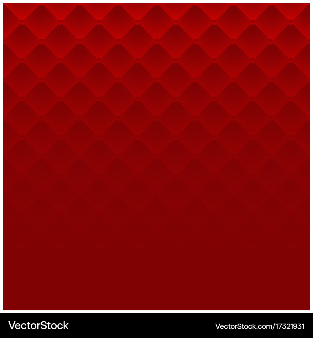 Red Square Pattern Sofa Texture vector image