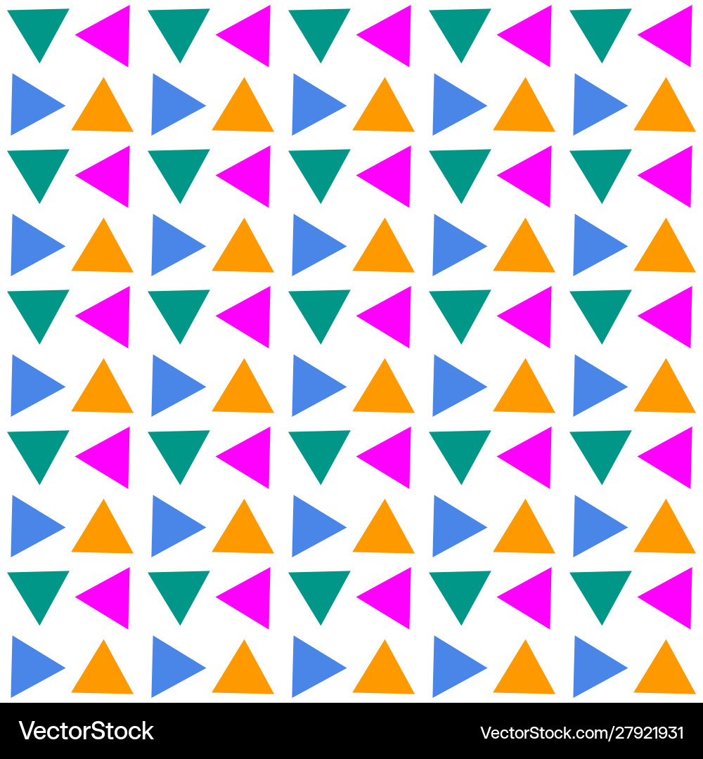 Seamless geometric pattern abstract triangle Seamless geometric pattern abstract triangle vector image