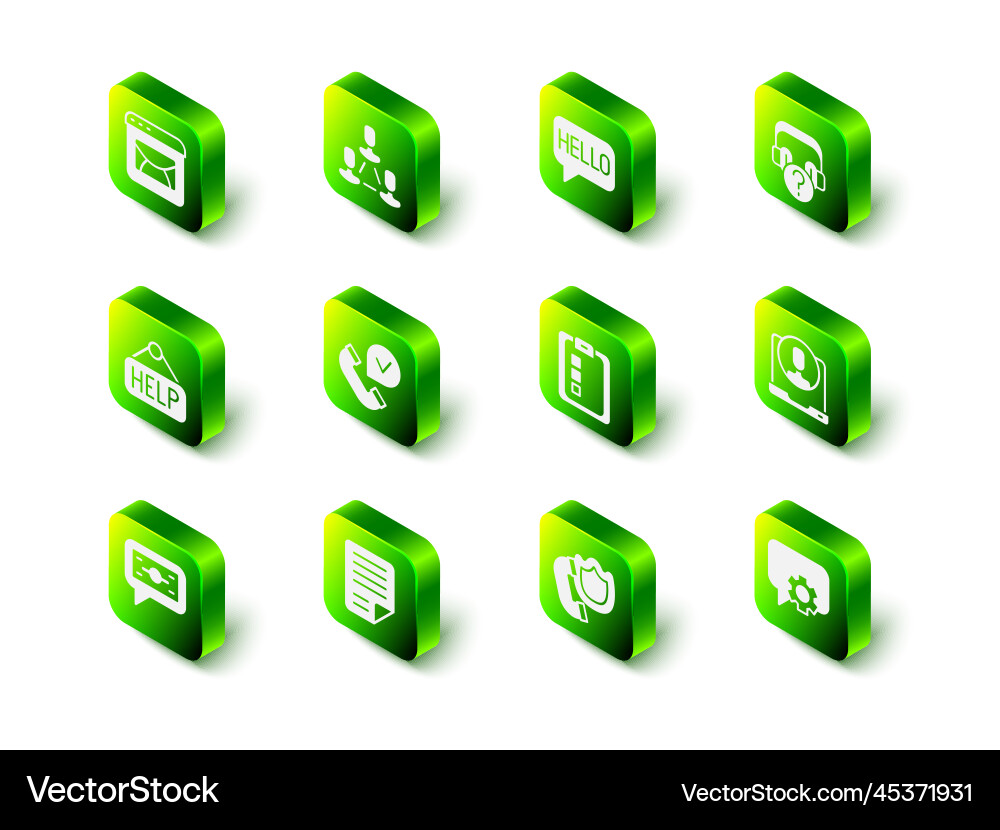 Set employee hierarchy hello in different Set employee hierarchy hello in different vector image