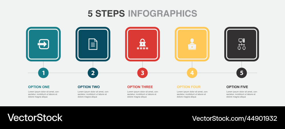 Access document password user intranet icons vector image