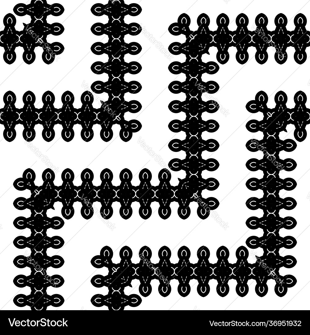 Design seamless zigzag decorative pattern Design seamless zigzag decorative pattern Vector Image