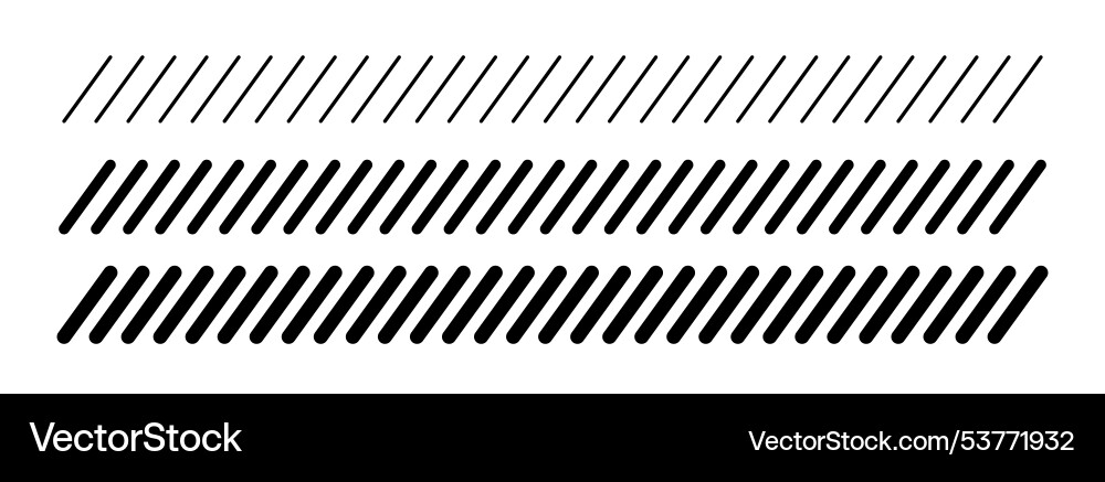 Slash line border diagonal parallel lines divider Slash line border diagonal parallel lines divider vector image