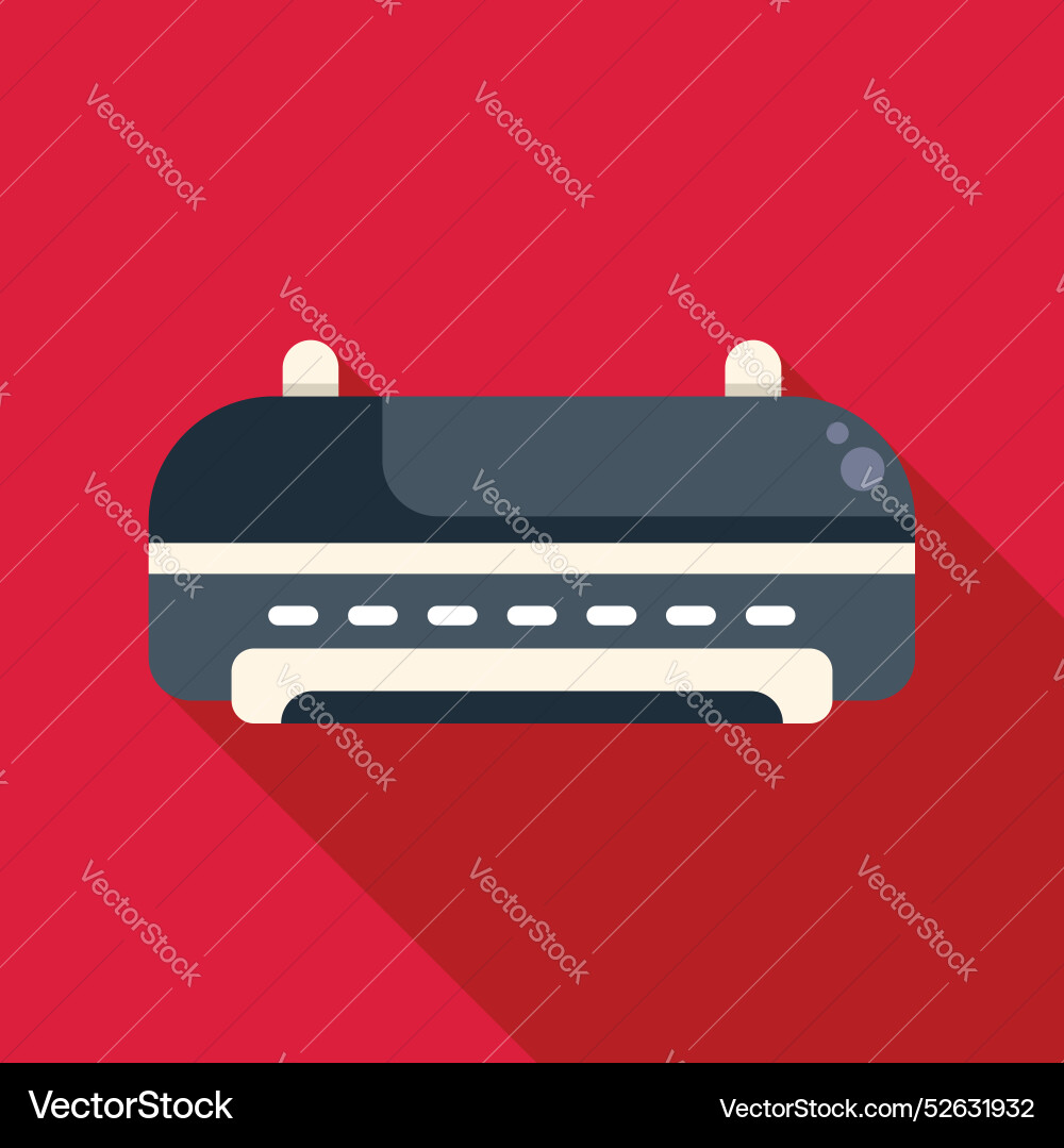 Wifi router providing wireless internet connection Wifi router providing wireless internet connection vector image