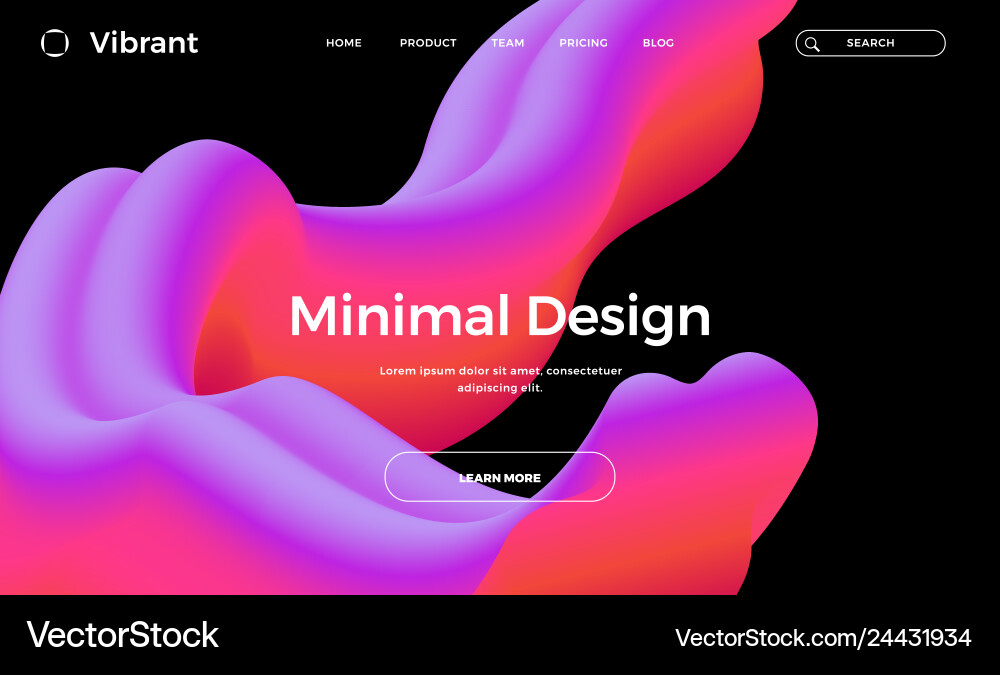 Abstract design template with 3d flow shapes Abstract design template with 3d flow shapes vector image