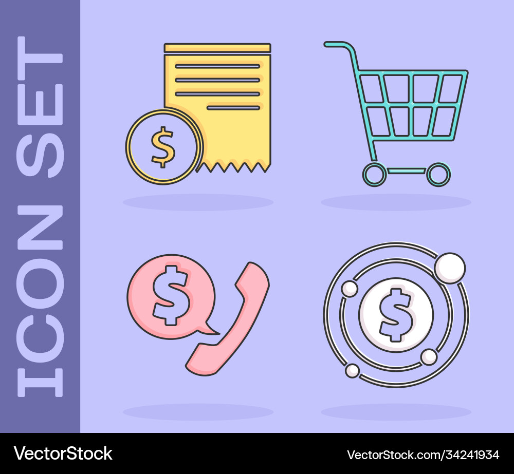 Set target with dollar symbol paper check Set target with dollar symbol paper check vector image