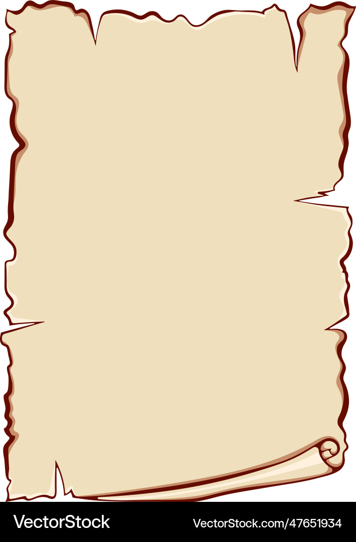 Vertical scroll paper color Vertical scroll paper color vector image
