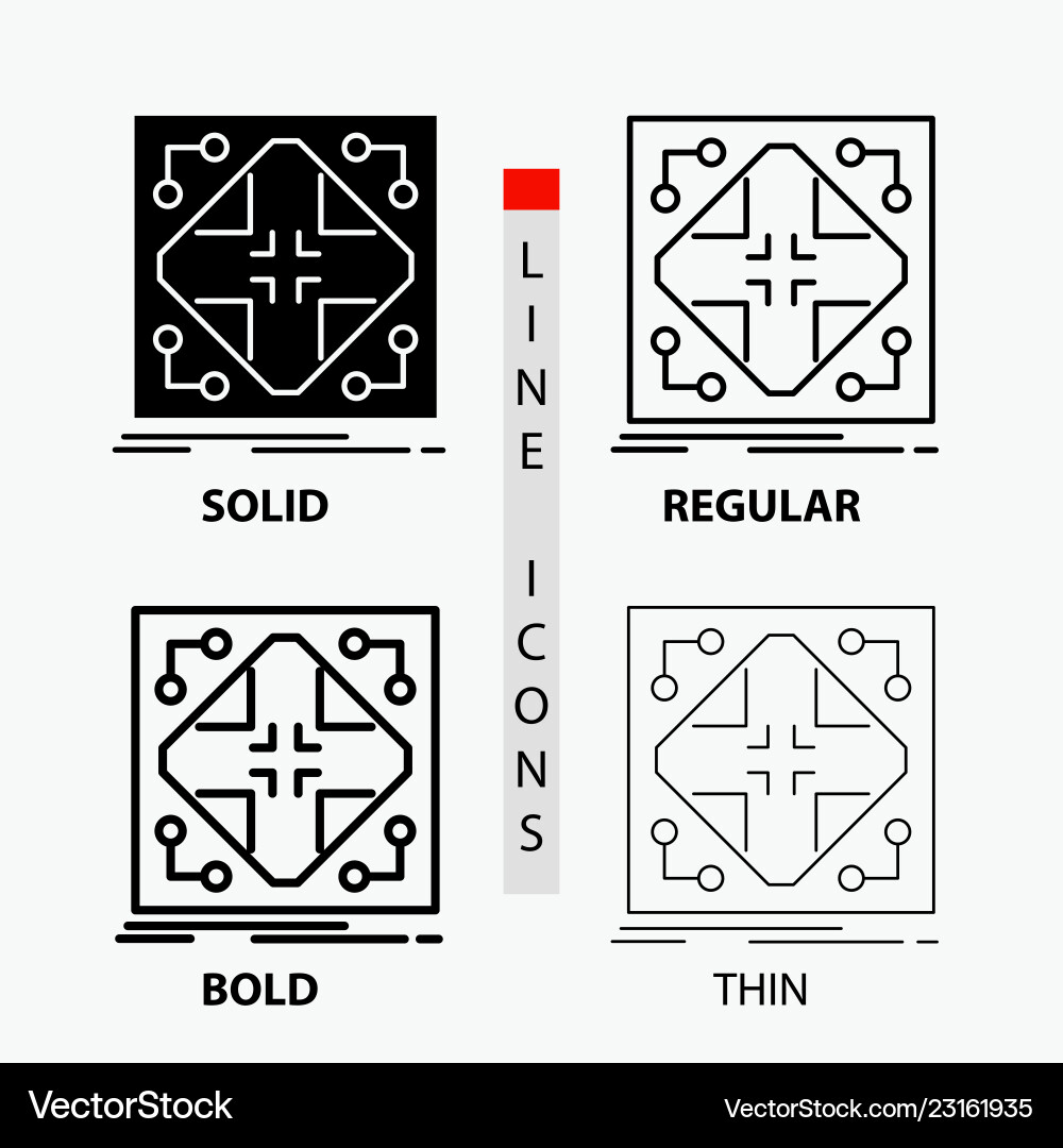 Data infrastructure network matrix grid icon Data infrastructure network matrix grid icon vector image