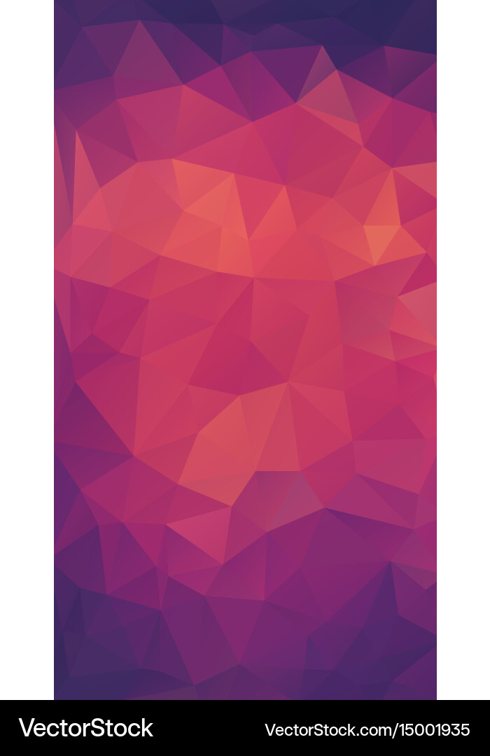 Flat retro style background of triangle shapes vector image
