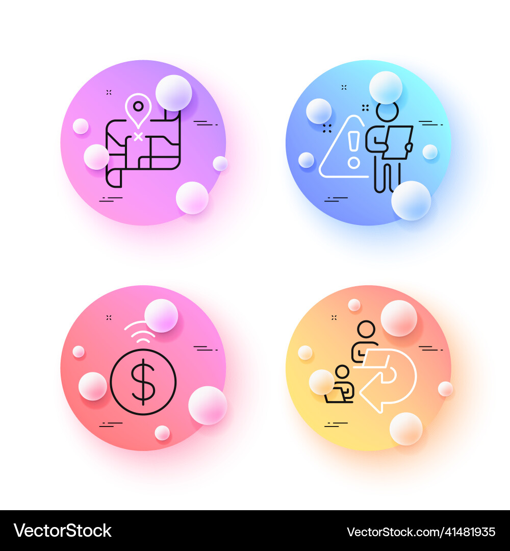 Search employee map and delegate work minimal Search employee map and delegate work minimal Vector Image