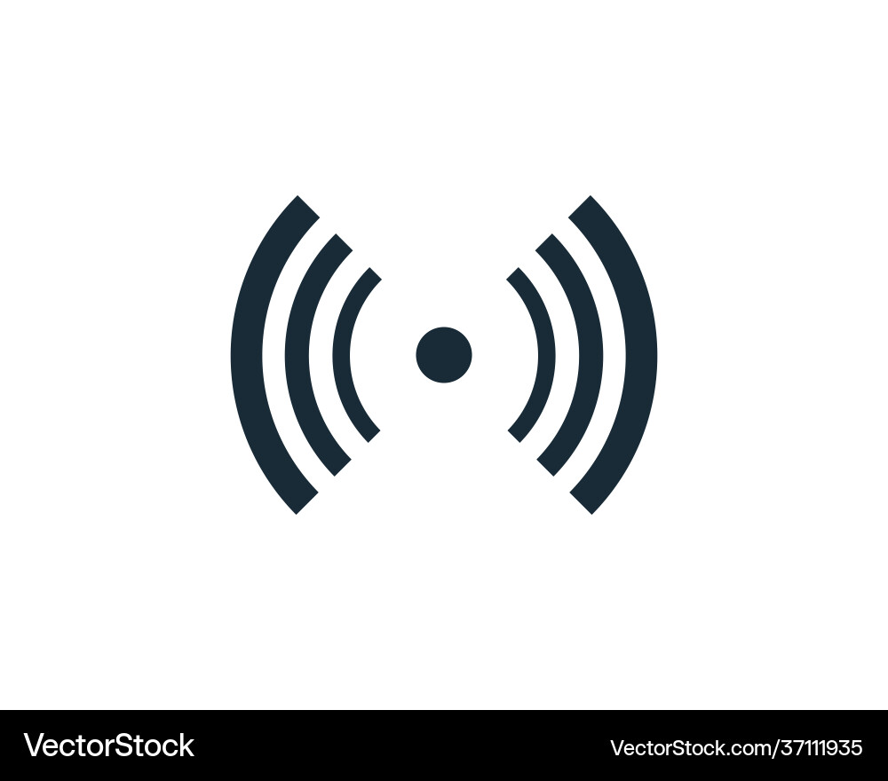 Signal icon design template elements Vector Image