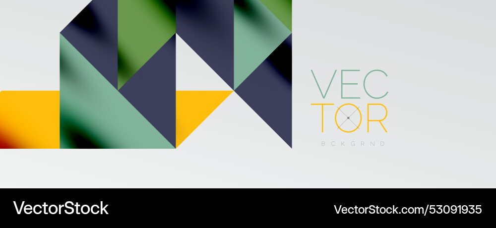 Tech minimal overlapping triangle shapes elements Tech minimal overlapping triangle shapes elements Vector Image