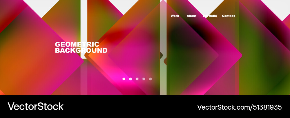 Triangle minimal web site page background design Triangle minimal web site page background design vector image