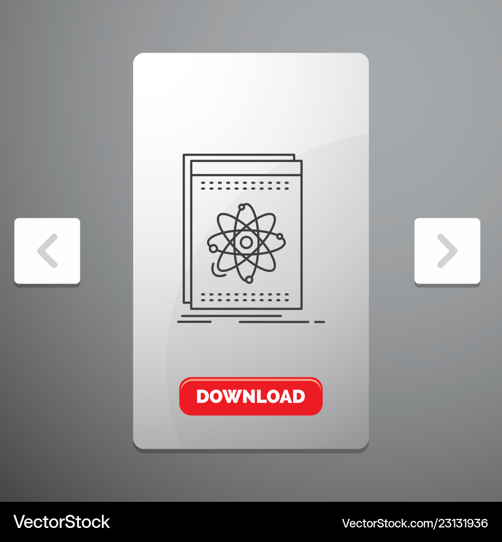 Api application developer platform science line vector image