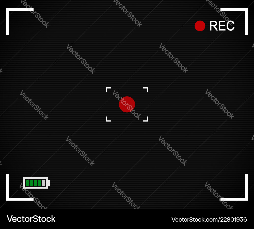 Camera background viewfinder with cross Camera background viewfinder with cross vector image