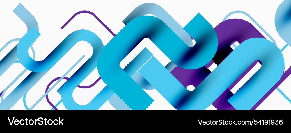 Wave lines minimal abstract background Vector Image
