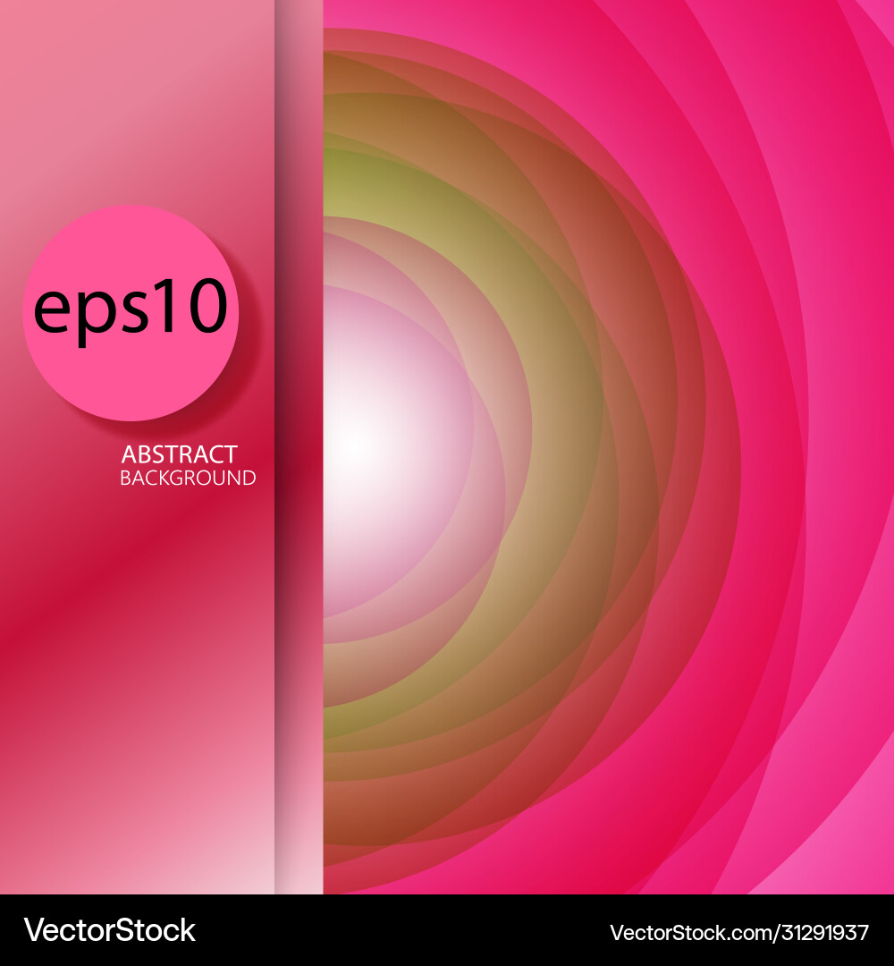 Abstract soft smooth design template with pink Abstract soft smooth design template with pink vector image