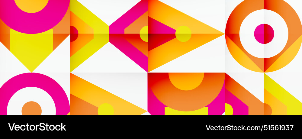 Colorful circle and triangle abstract background Colorful circle and triangle abstract background vector image